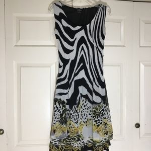 Caeliann Accordion Pleated Sleeveless Dress. Small